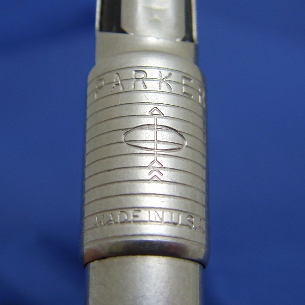 (PEN2844)Parker, fountain pen, USA, silver and gold filled.